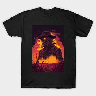 Scary Scarecrow In A Cornfield T-Shirt